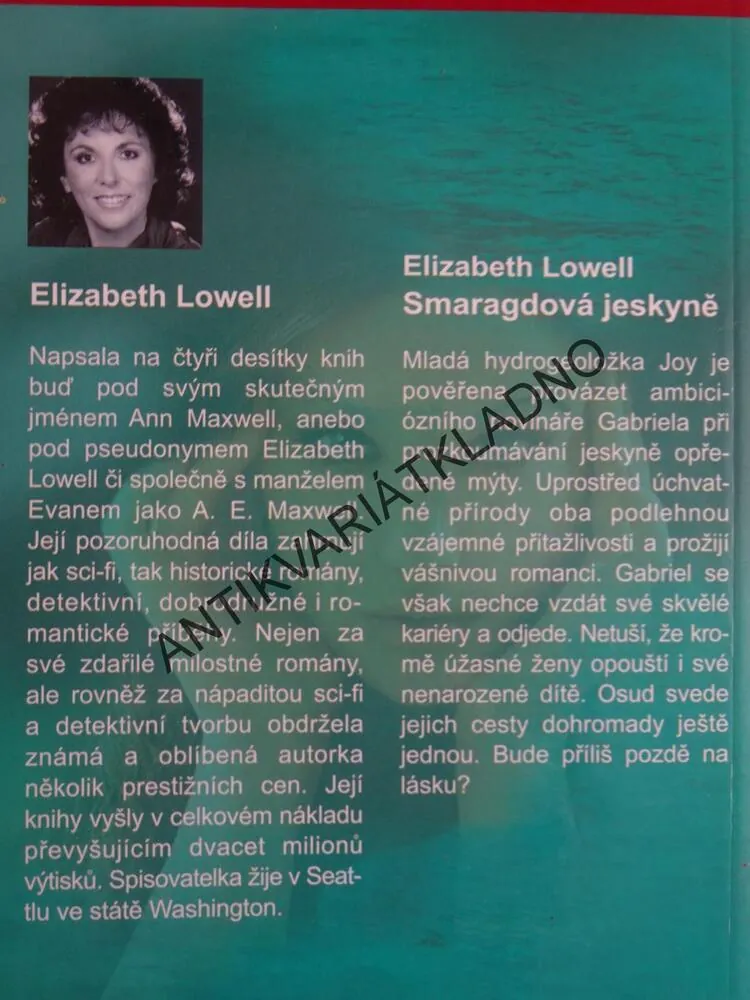 SMARAGDOVÁ JESKYNĚ, ELIZABETH LOWELLOVÁ, **an