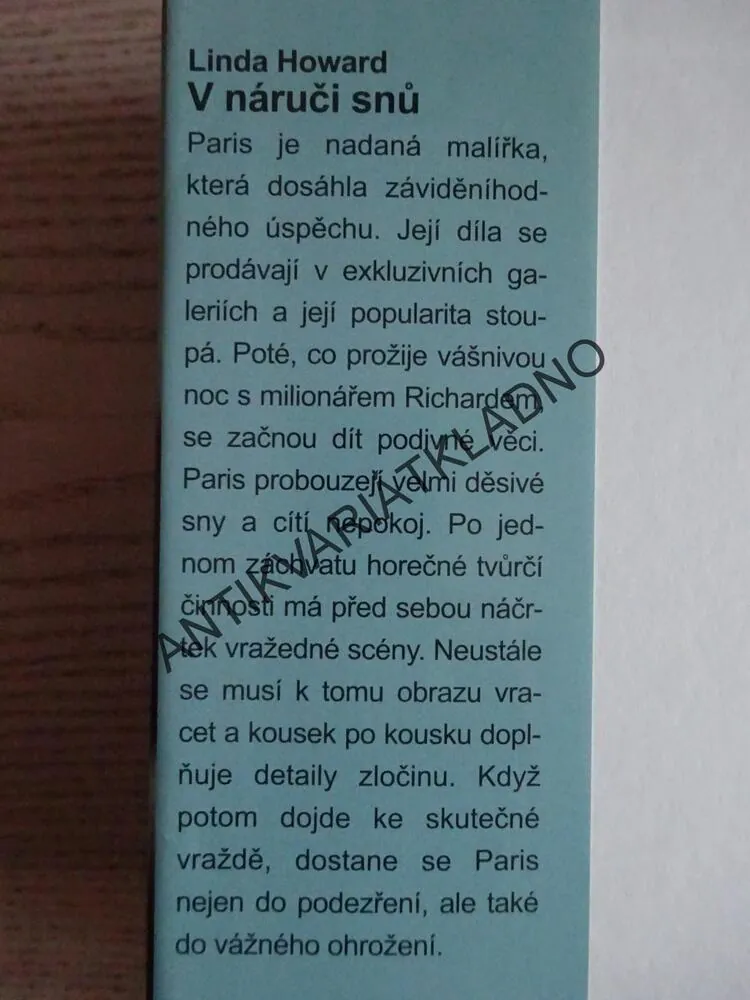 V NÁRUČI SNŮ, LINDA HOWARD, **an