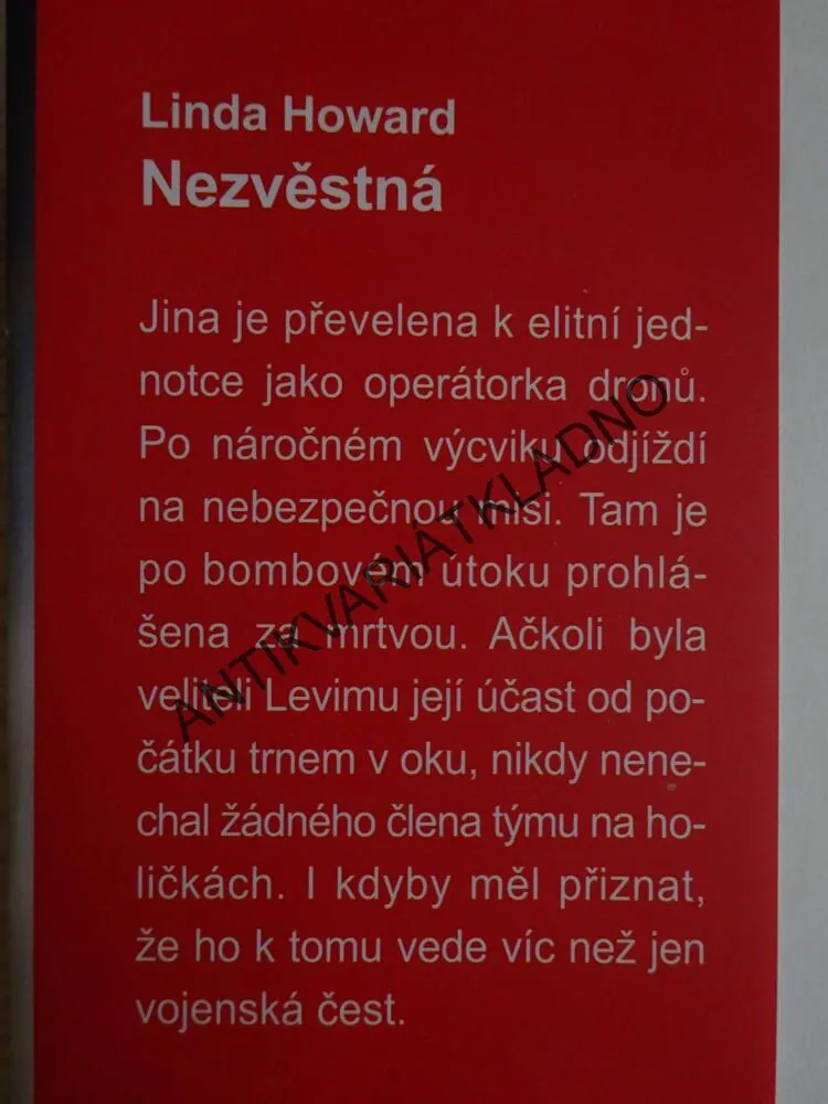 NEZVĚSTNÁ, LINDA HOWARD, **an