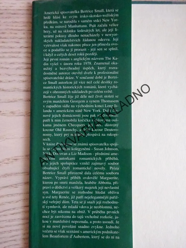 PROBUZENÍ, BERTRICE SMALLOVÁ A DALŠÍ AUTORKY, **an
