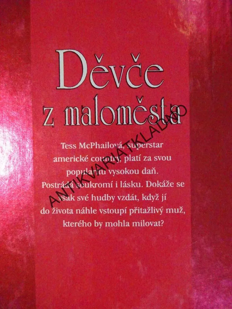DĚVČE Z MALOMĚSTA, LA VYRLE SPENCEROVÁ, **an