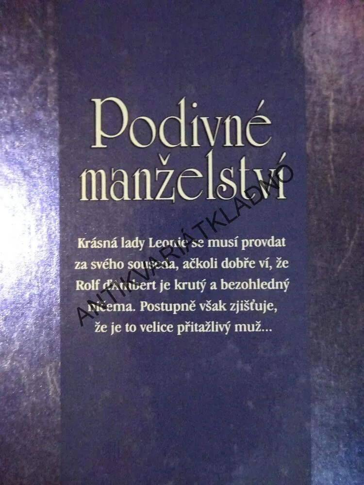 PODIVNÉ MANŽELSTVÍ, JOHANNA LINDSEYOVÁ, **an