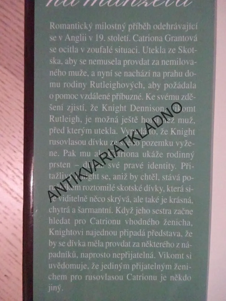HON NA MANŽELA, JILLIAN HUNTER, **an