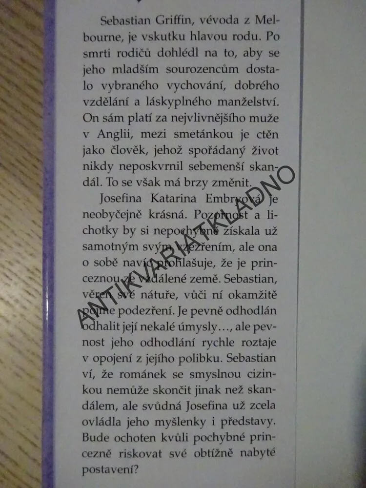 VÉVODOVY HŘÍCHY, SUZANNE ENOCH, **an