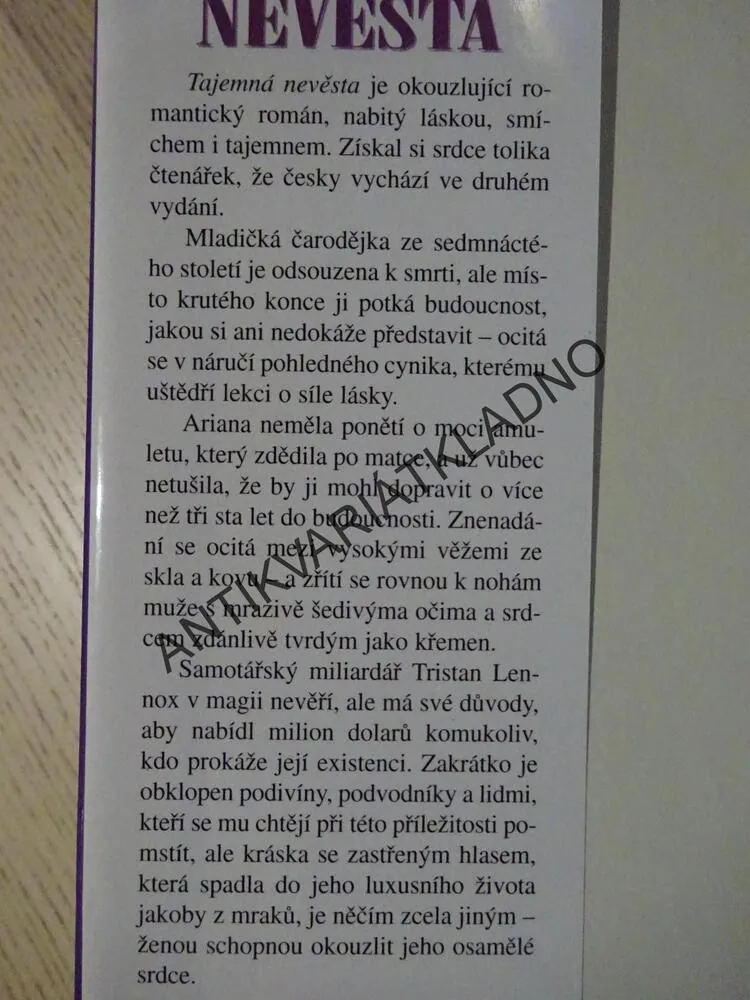 TAJEMNÁ NEVĚSTA, TERESA MEDEIROS, **an