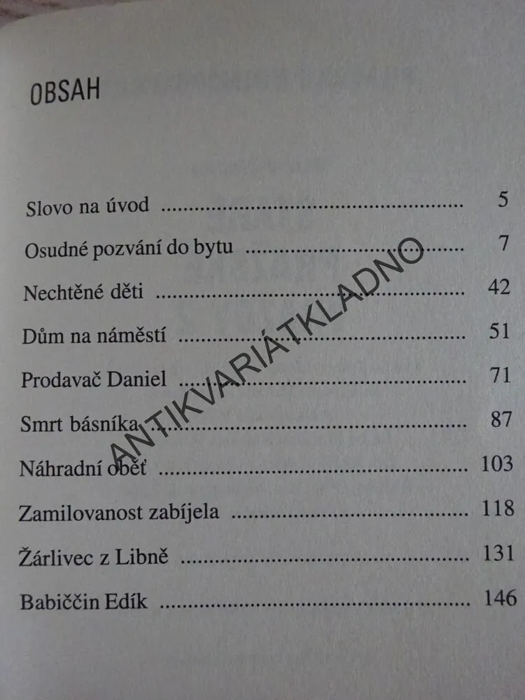 STARÉ PRAŽSKÉ VRAŽDY 2, MILAN VODŇANSKÝ, **an