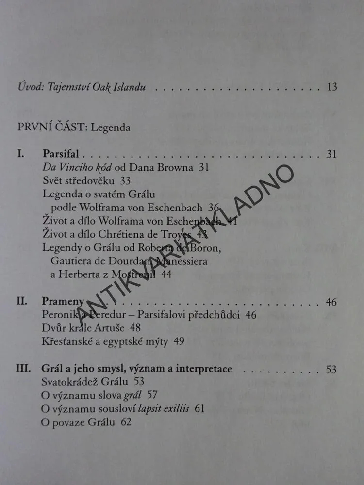 TAJEMSTVÍ GRÁLU, JOHANNES A PETER FIEBAG, **an