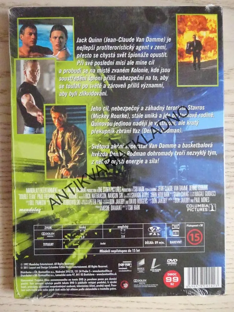 DOUBLE TEAM, VAN DAMME, DVD FILM