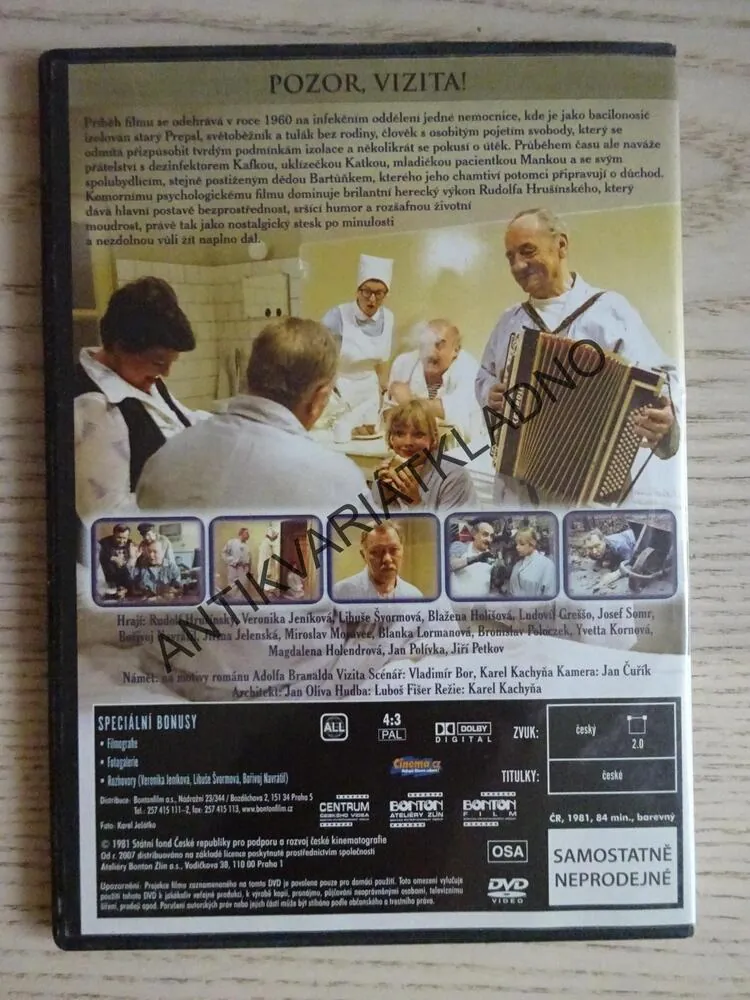 POZOR, VIZITA!, DVD FILM ČR