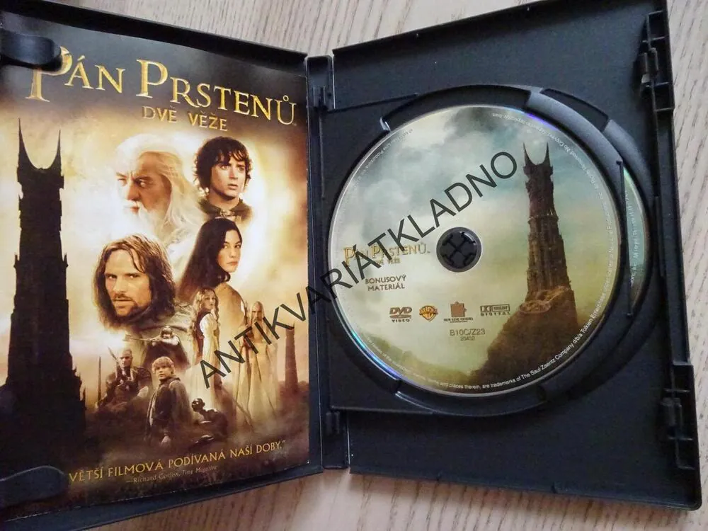 PÁN PRSTENŮ, DVĚ VĚŽE, DVD FILM