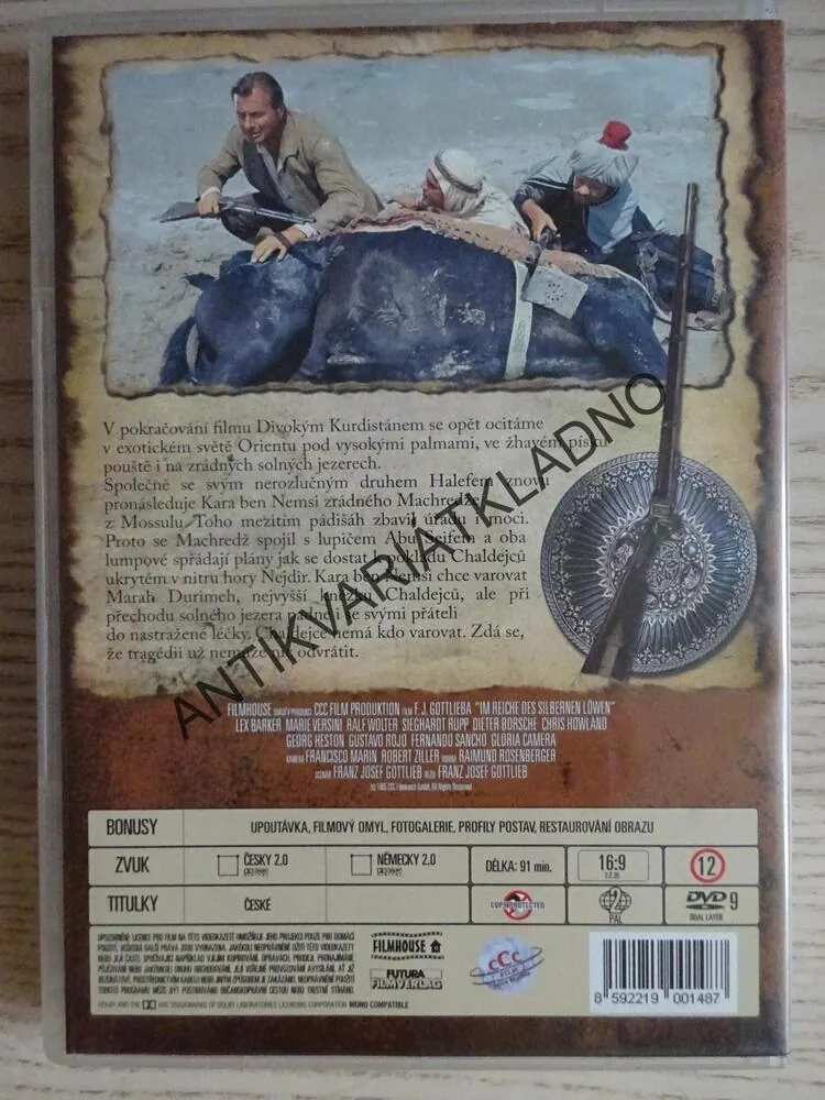 V ŘÍŠI STŘÍBRNÉHO LVA, DVD FILM