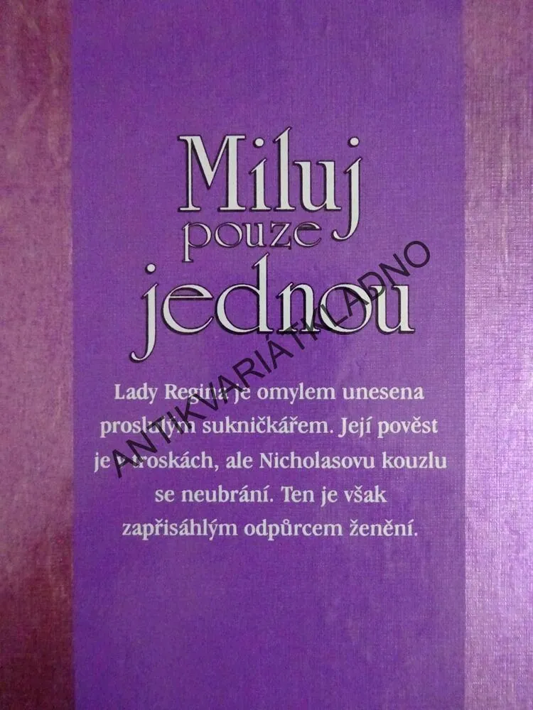 MILUJ POUZE JEDNOU, JOHANNA LINDSEYOVÁ, LINDSEY, **an