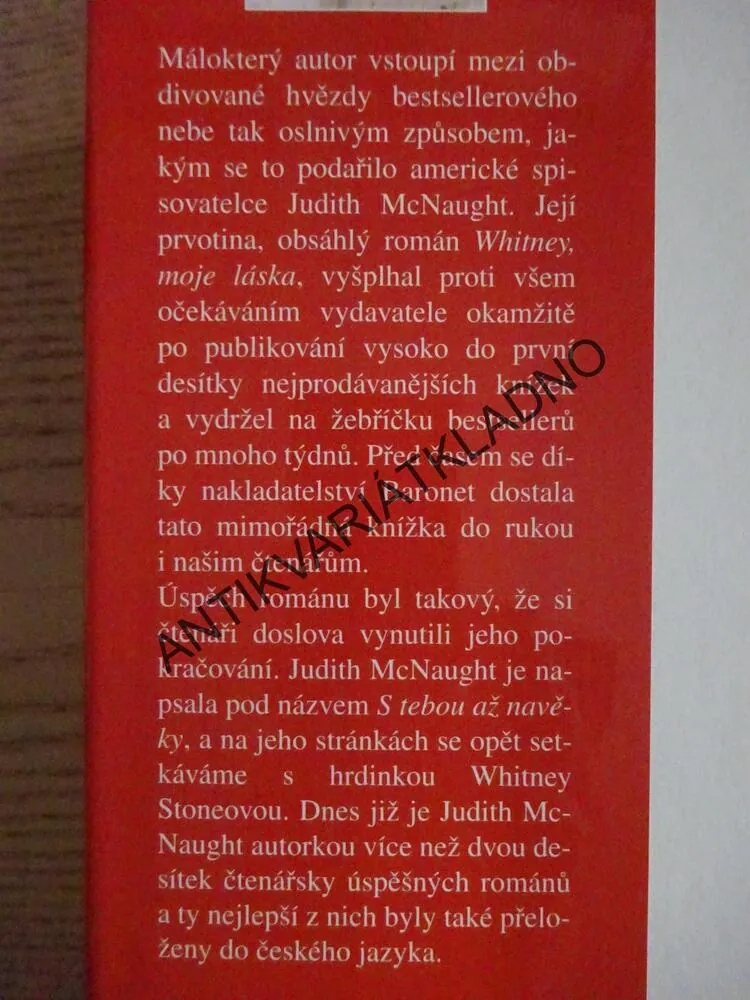 DOKONALÁ, JUDITH MCNAUGHT, **an