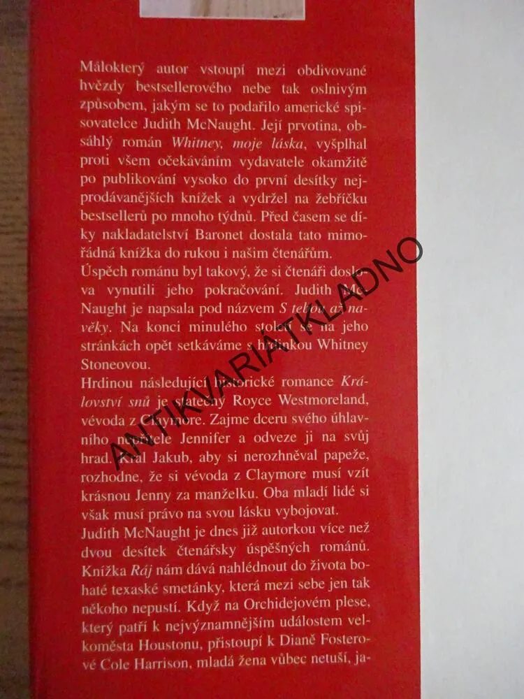 JEDNOU A NAVŽDY, JUDITH MCNAUGHT, **an