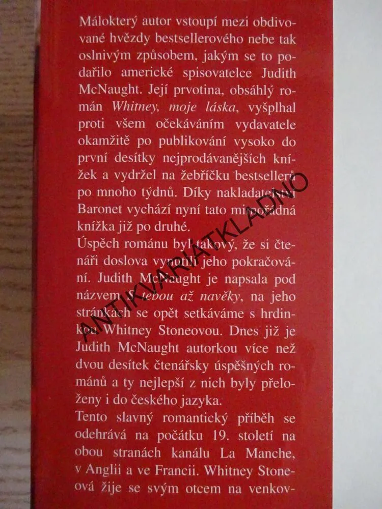WHITNEY, MOJE LÁSKA, JUDITH MCNAUGHT, **an