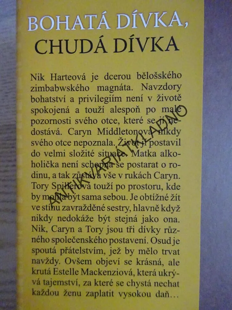 BOHATÁ DÍVKA, CHUDÁ DÍVKA, LESLEY LOKKO, **an