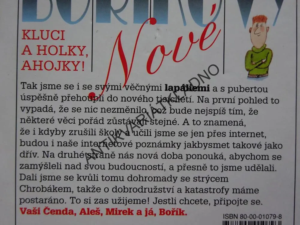 BOŘÍKOVY NOVÉ LAPÁLIE, VOJTĚCH STEKLAČ, ADOLF BORN, **an