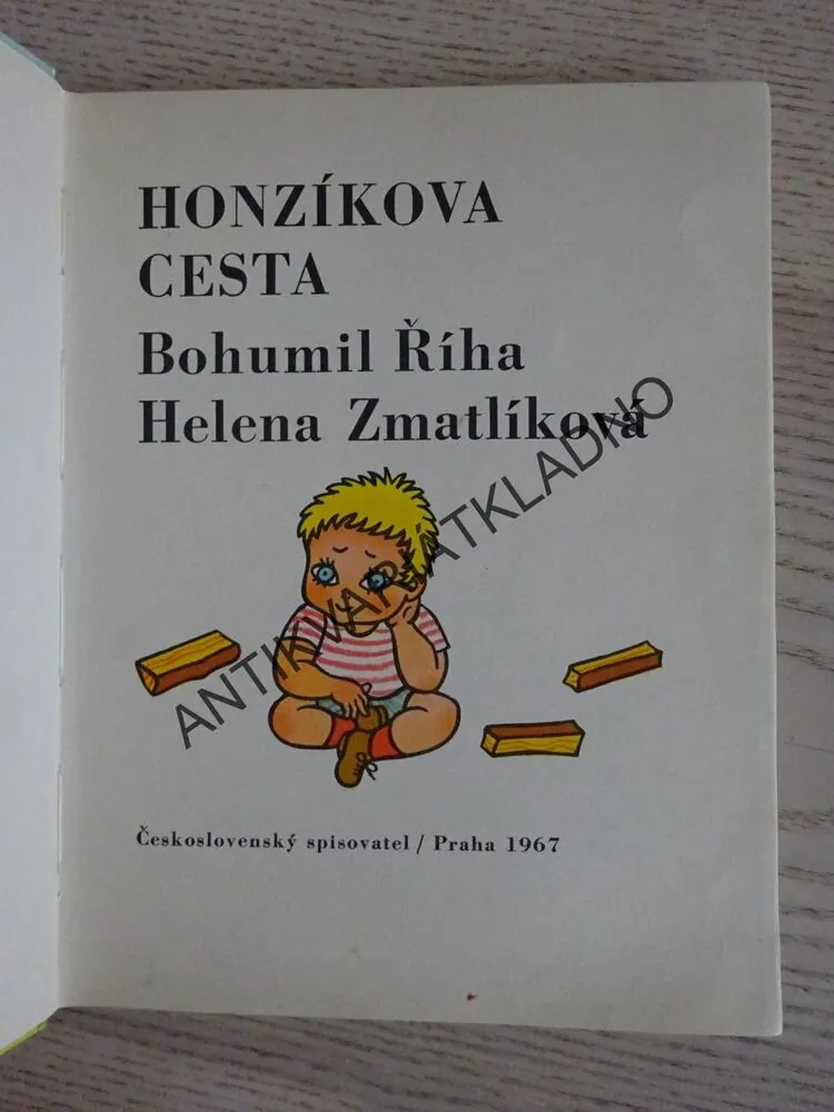 HONZÍKOVA CESTA, BOHUMIL ŘÍHA, ZMATLÍKOVÁ, 1967, **an
