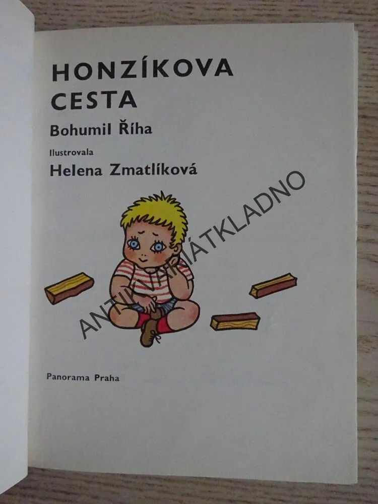 HONZÍKOVA CESTA, BOHUMIL ŘÍHA, ZMATLÍKOVÁ, 1981, **an