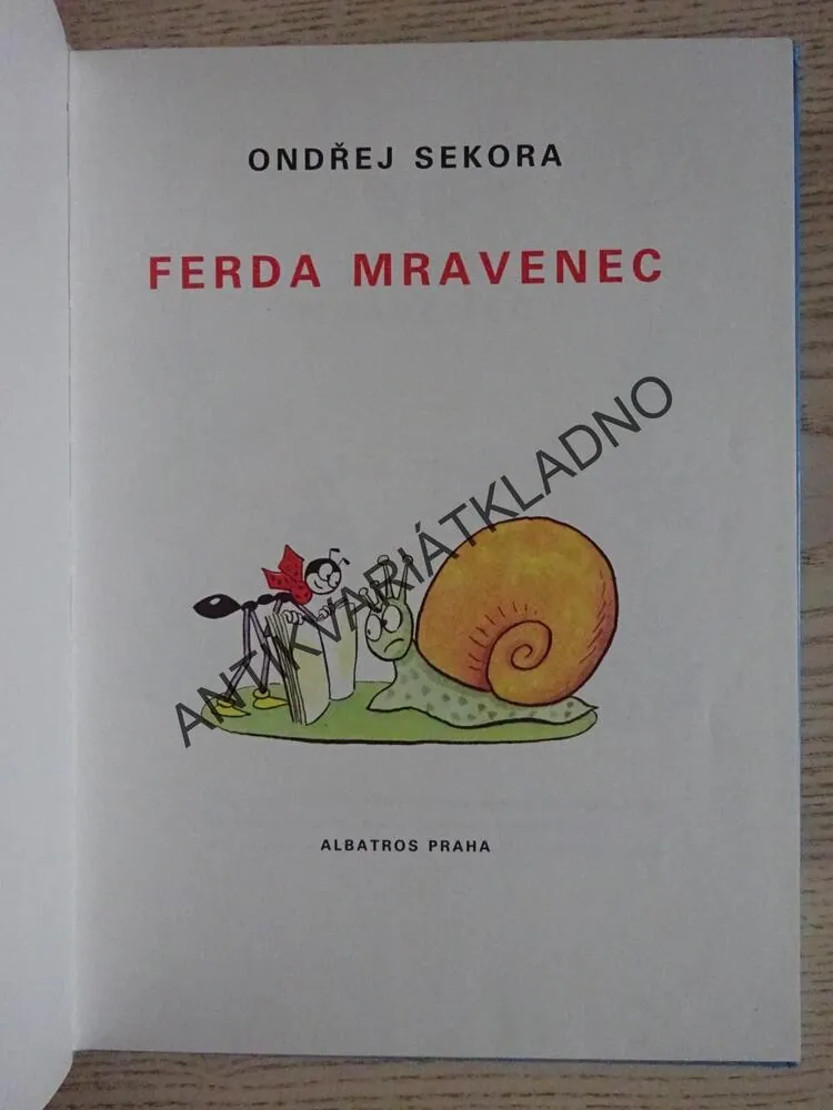 FERDA MRAVENEC, ONDŘEJ SEKORA, 1992, **an