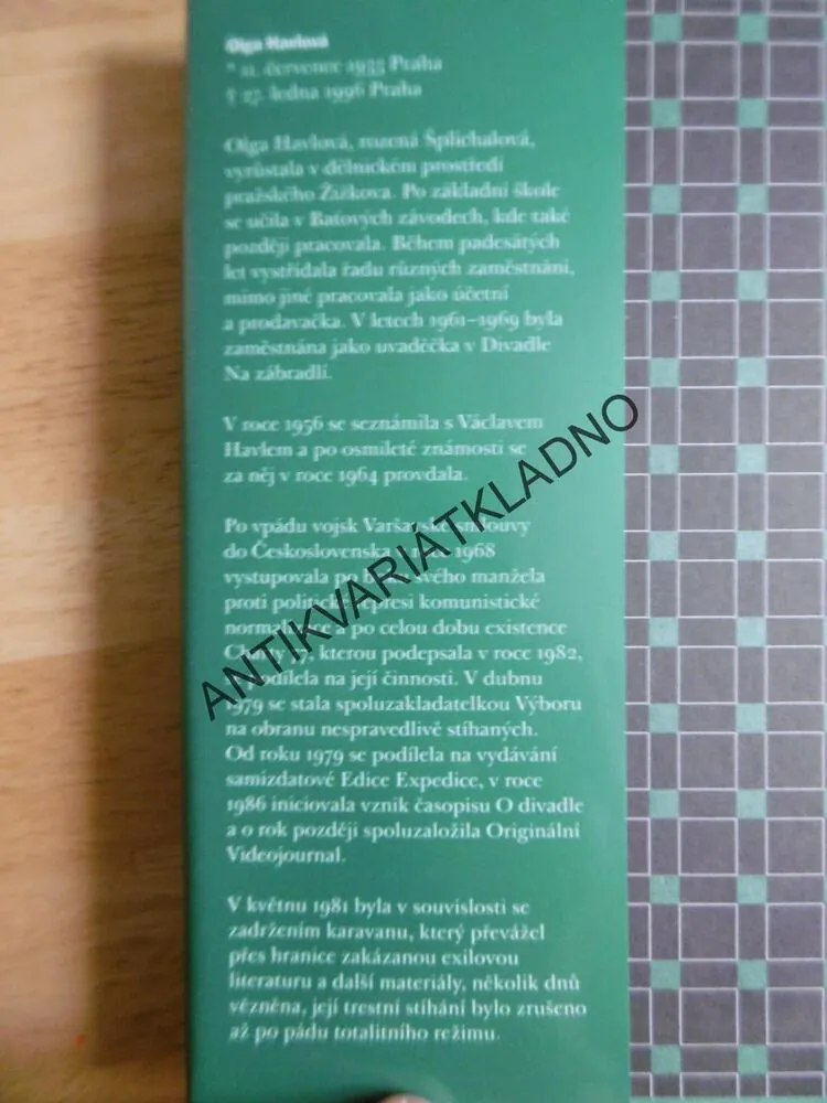 SÍLA VĚČNOSTI OLGY HAVLOVÉ, ANNA FREIMANOVÁ, 