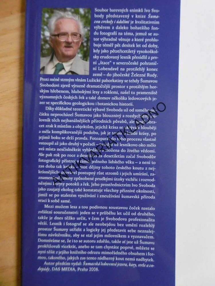 ŠUMAVOU VRCHOLY I ÚDOLÍMI, I.SVOBODA, ČESKO-NĚMECKY, ŠUMAVA