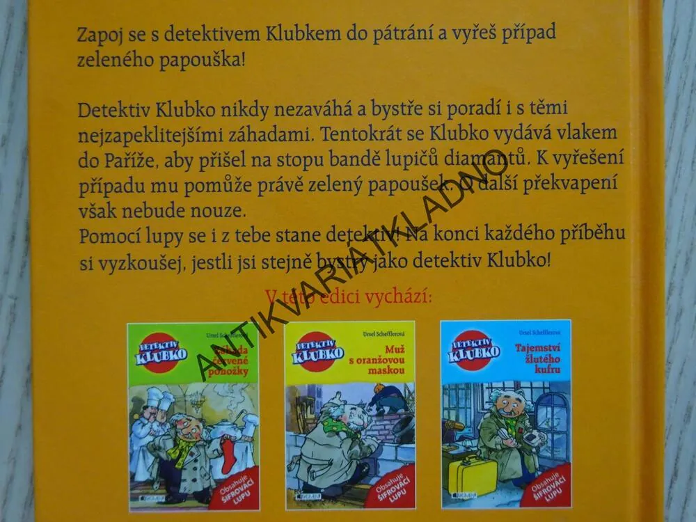 DETEKTIV KLUBKO, PŘÍPAD ZELENÉHO PAPOUŠKA, SCHEFF, **an