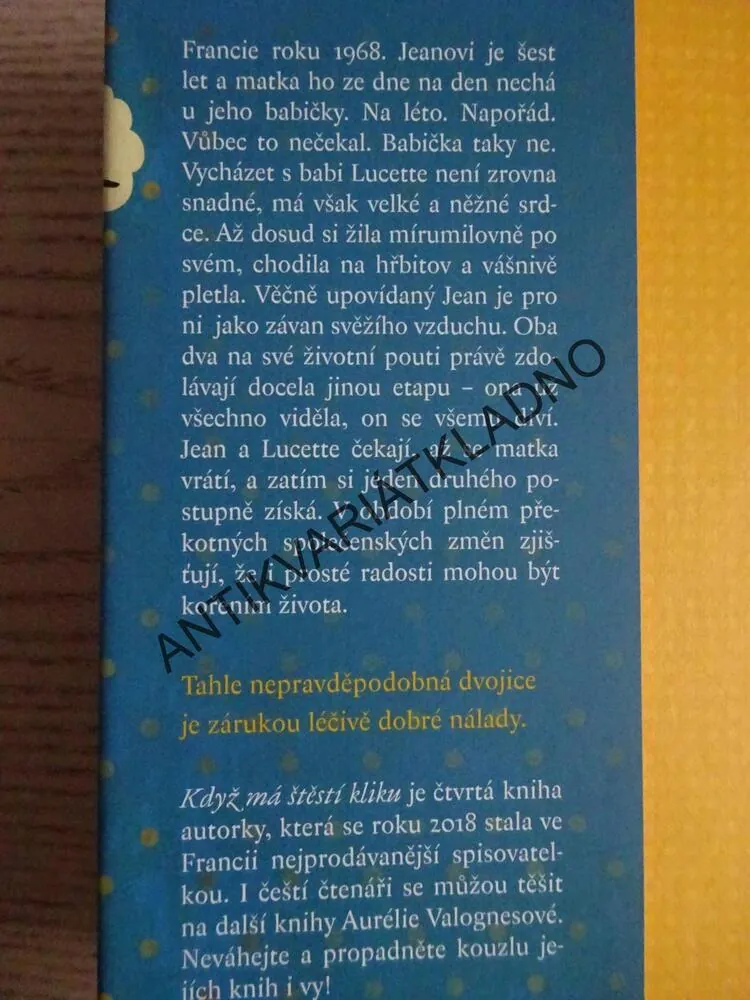 KDYŽ MÁ ŠTĚSTÍ KLIKU, AURÉLIE VALOGNESOVÁ, **an