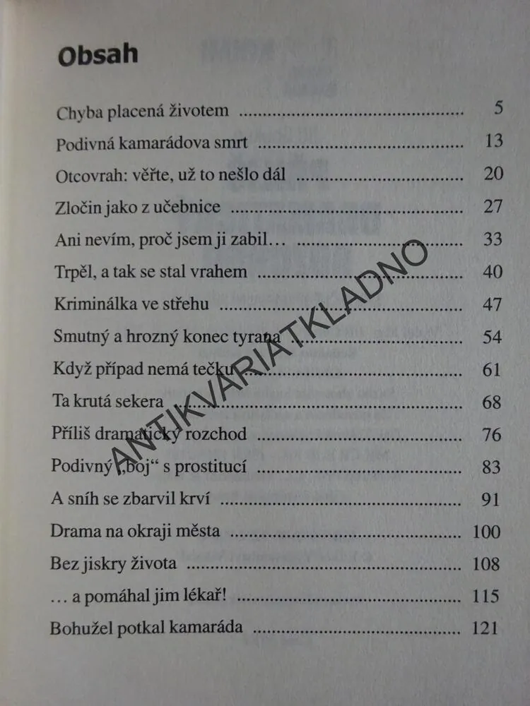 PŘÍLIŠ DRAMATICKÝ ROZCHOD, **an