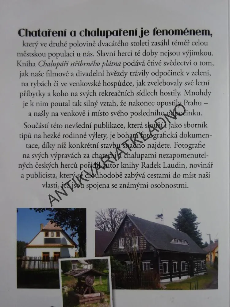 CHALUPÁŘI STŘÍBRNÉHO PLÁTNA, RADEK LAUDIN, **an