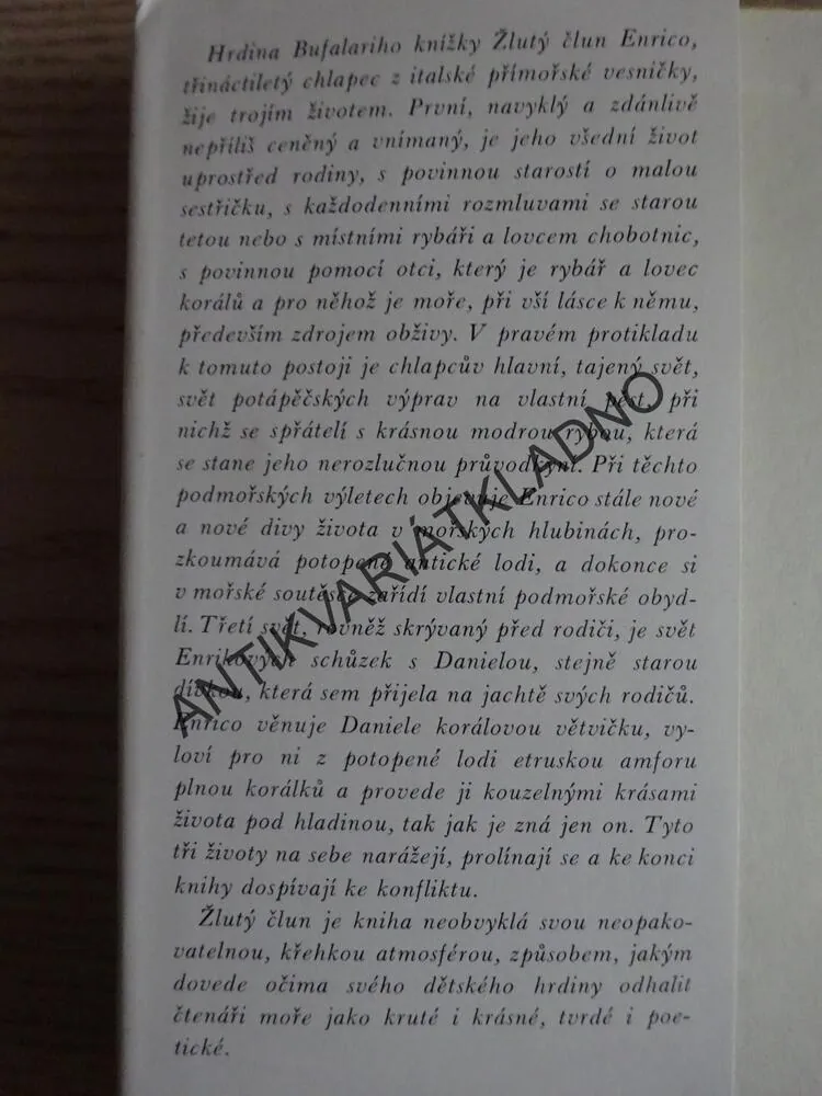 ŽLUTÝ ČLUN, GIUSEPPE BUFALARI, **an