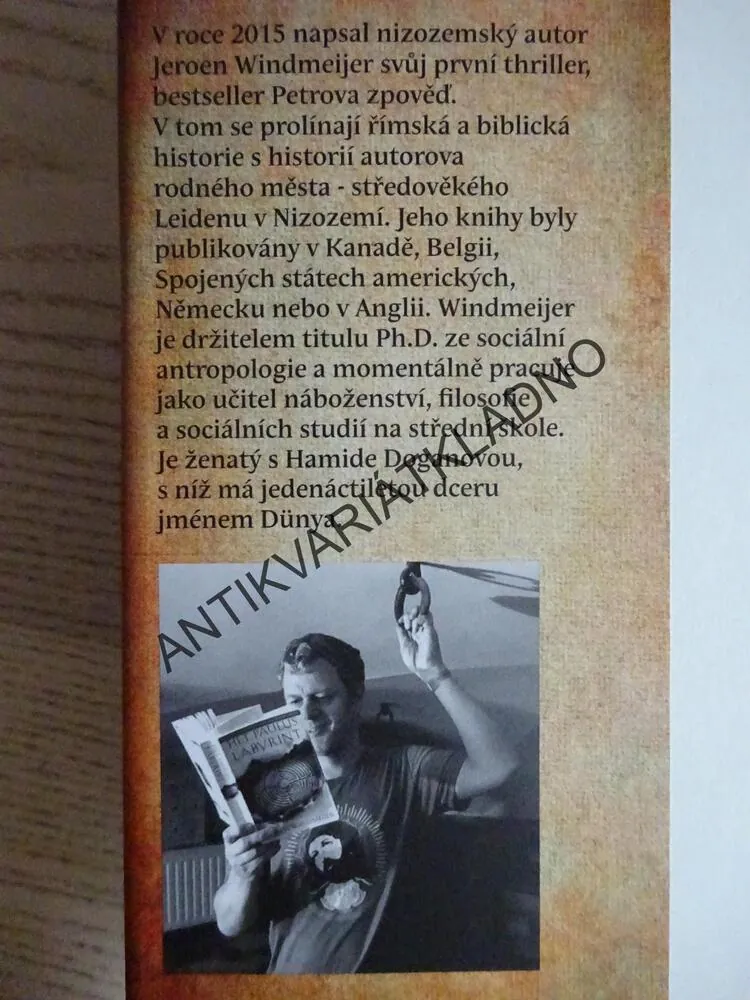 PETROVA ZPOVĚĎ, JEROEN WINDMEIJER, **an