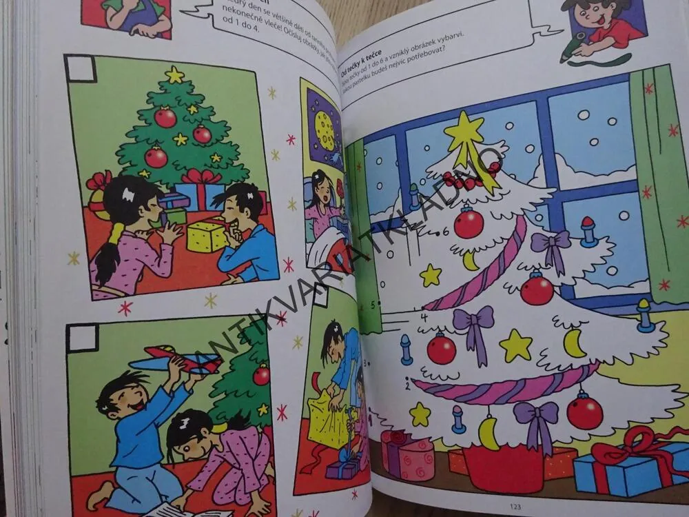 VÁNOČNÍ KNIHA HER A HLAVOLAMŮ, **an