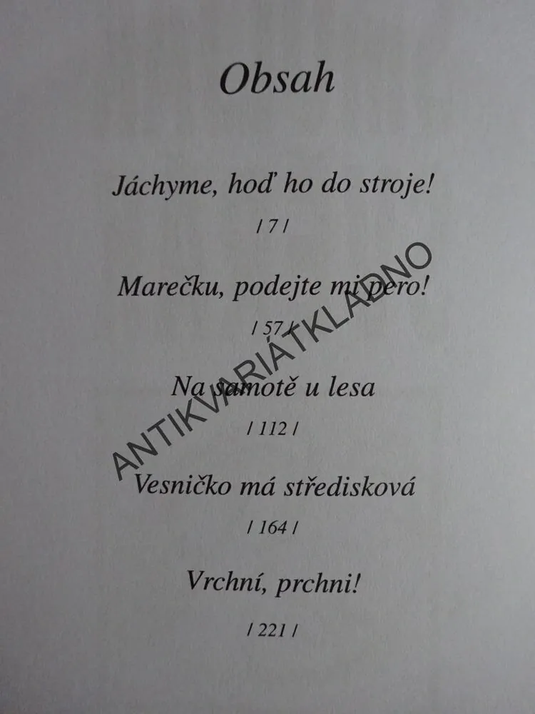 FILMOVÉ KOMEDIE I., ZDENĚK SVĚRÁK, SMOLJAK, **an