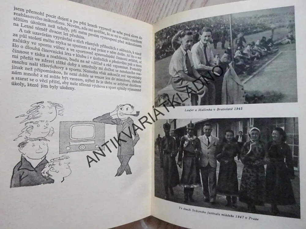 PADESÁT LET V NAŠEM SPORTU, JOSEF LAUFER, **an