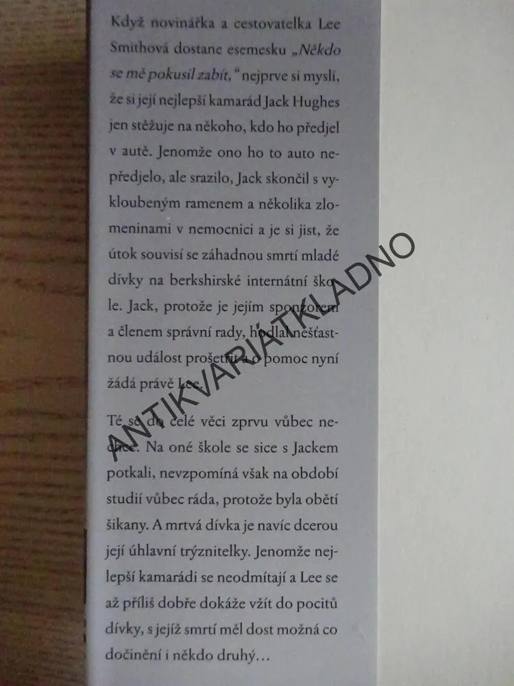 JEDNOSMĚRNÁ JÍZDENKA, JAN FORMANOVÁ, **an