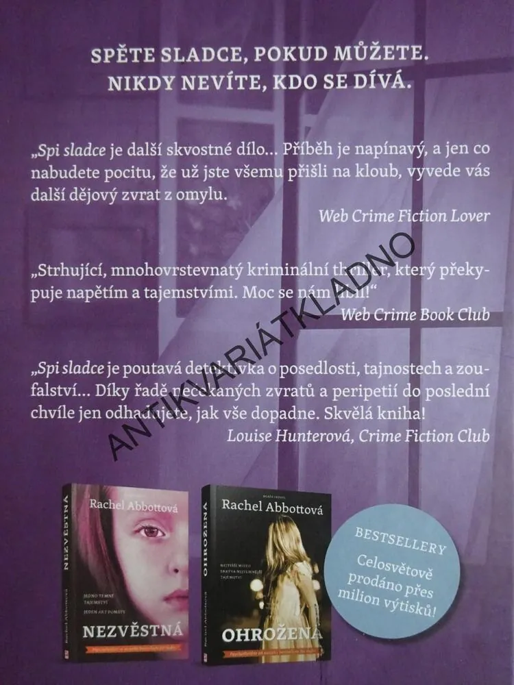 SPI SLADCE, RACHEL ABBOTTOVÁ, **an