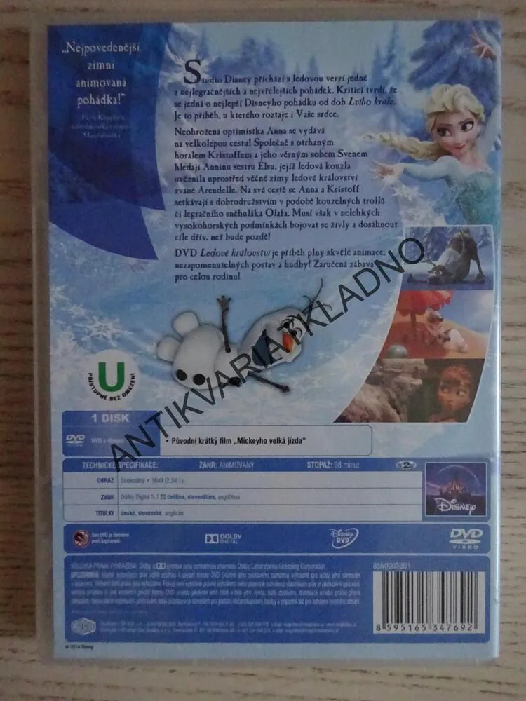 LEDOVÉ KRÁLOVSTVÍ, DVD FILM 