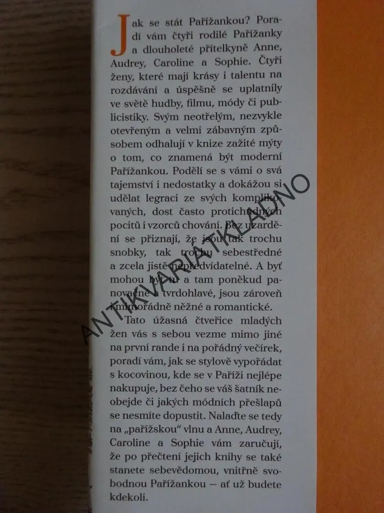 JAK SE STÁT PAŘÍŽANKOU... AŤ ŽIJETE KDEKOLIV, BEREST, DIWAN, DE MAIGRET, MAS, **an
