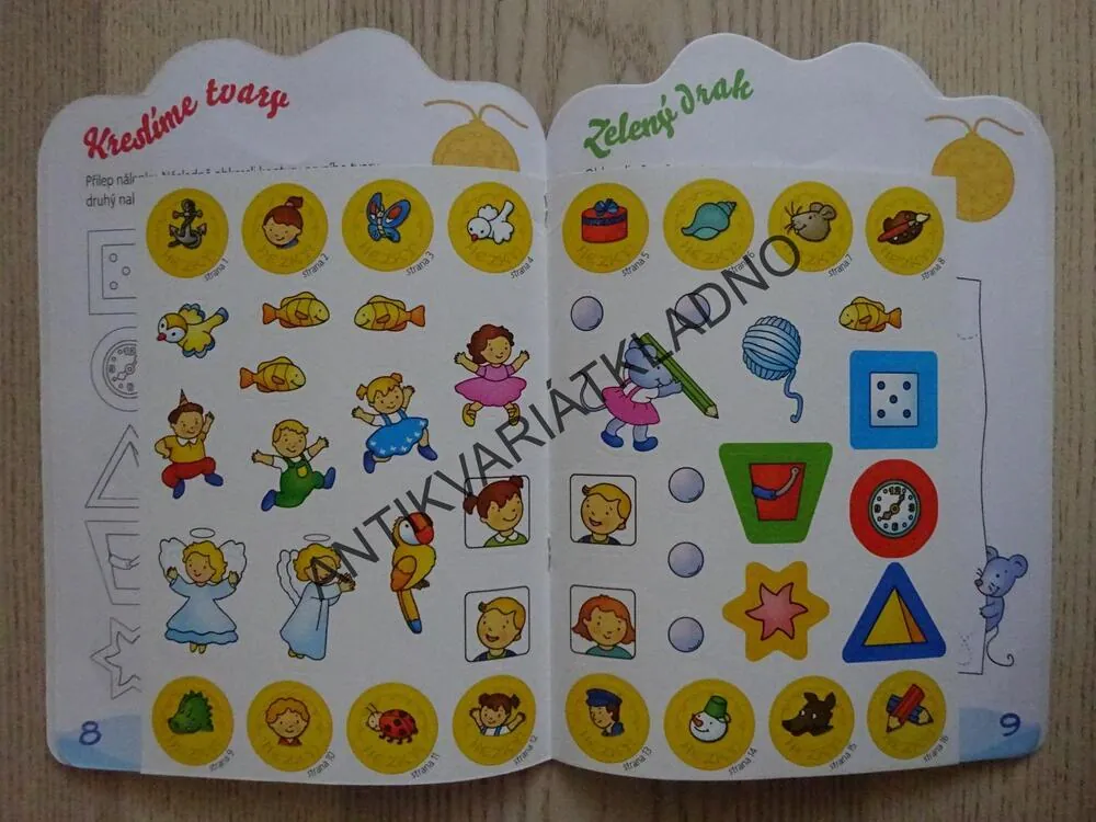 CESTIČKY, 6 LET, VZDĚLÁVACÍ SEŠIT A NÁLEPKY