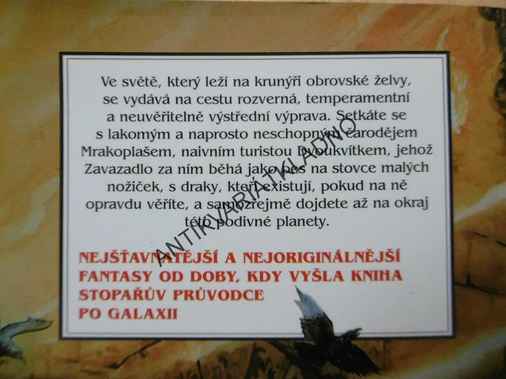 BARVA KOUZEL, ÚŽASNÁ ZEMĚPLOCHA, TERRY PRATCHETT
