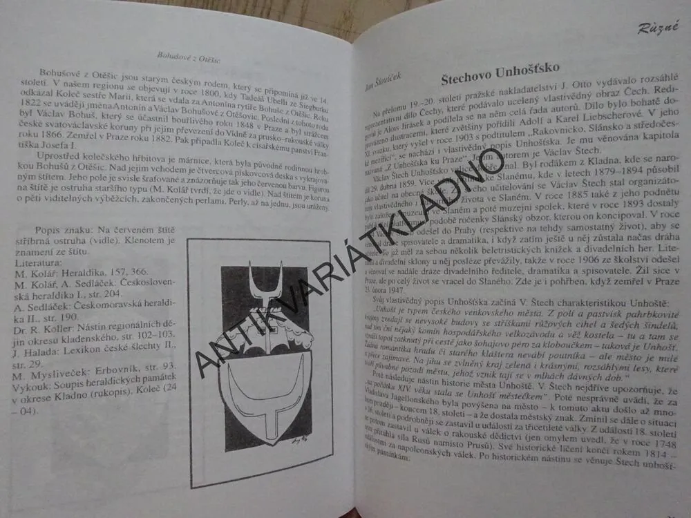 LISTY Z UNHOŠŤSKA, KLADENSKO, **an