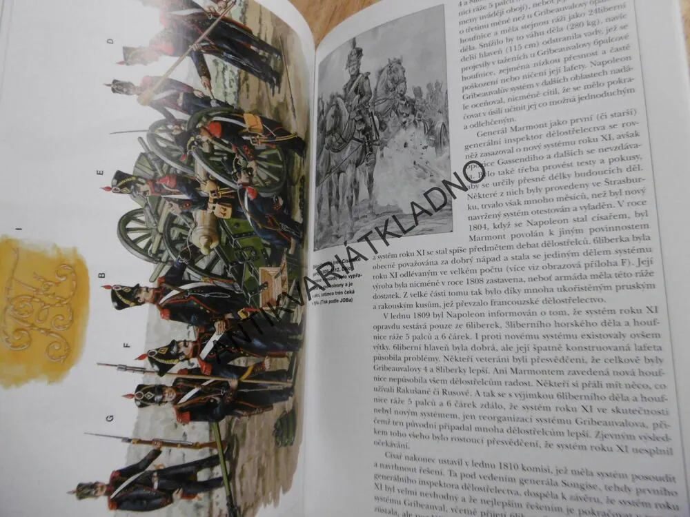 NAPOLEONOVA DĚLA, 1792-1815, POLNÍ DĚLOSTŘELECTVO