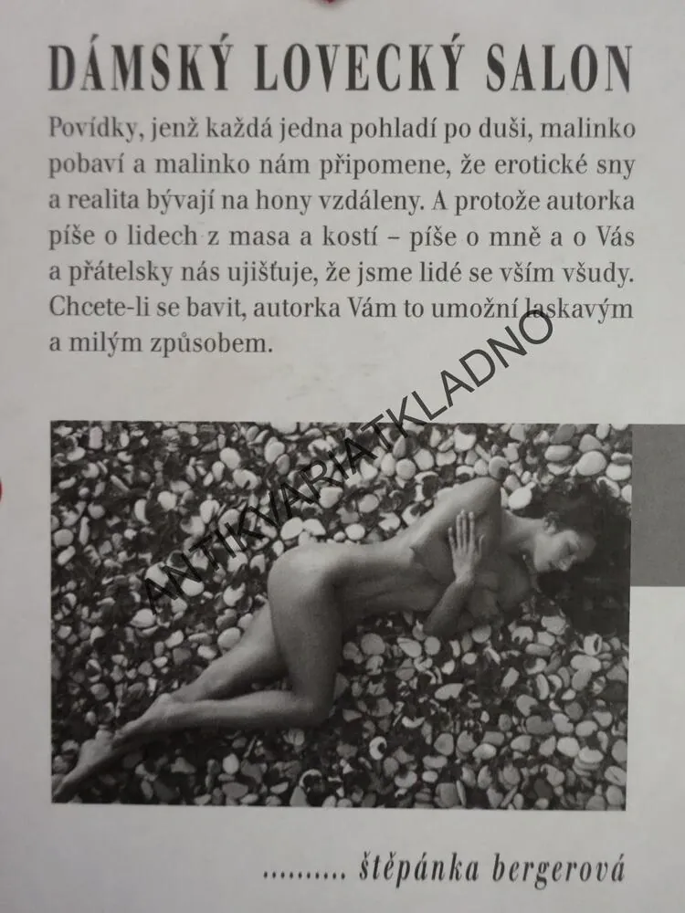 DÁMSKÝ LOVECKÝ SALON, ŠTĚPÁNKA BERGEROVÁ, **an