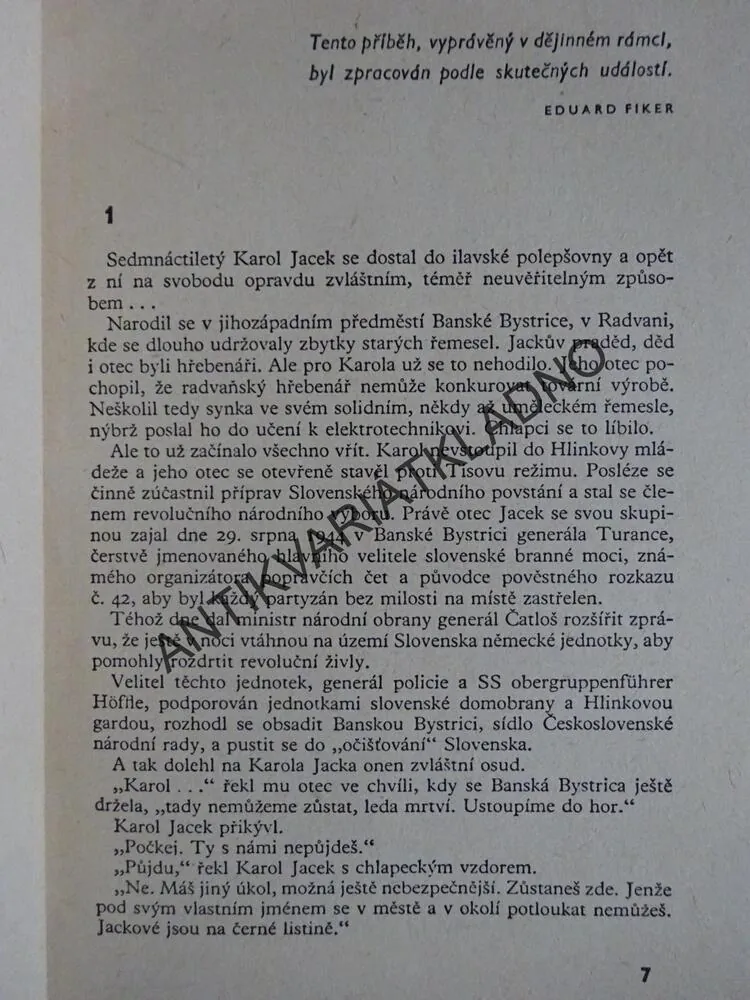 ROZKAZ 42, EDUARD FIKER, **an