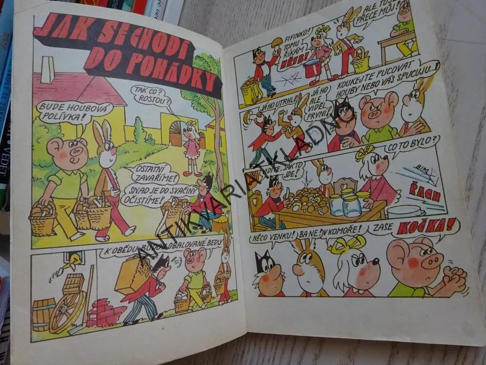 ČTYŘLÍSTEK, JAK SE CHODÍ DO POHÁDKY,POKLAD KAPITÁNA KIDA, ŠTÍPLOVÁ, NĚMEČEK