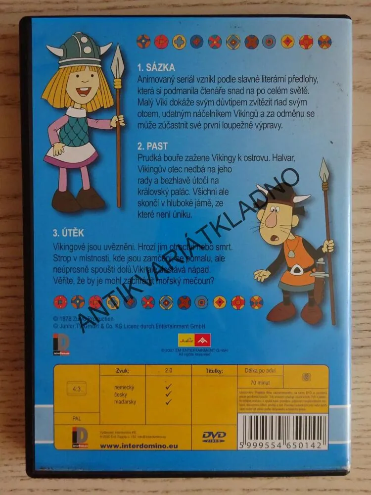 DOBRODRUŽSTVÍ VICKY VIKINGA, DVD FILM