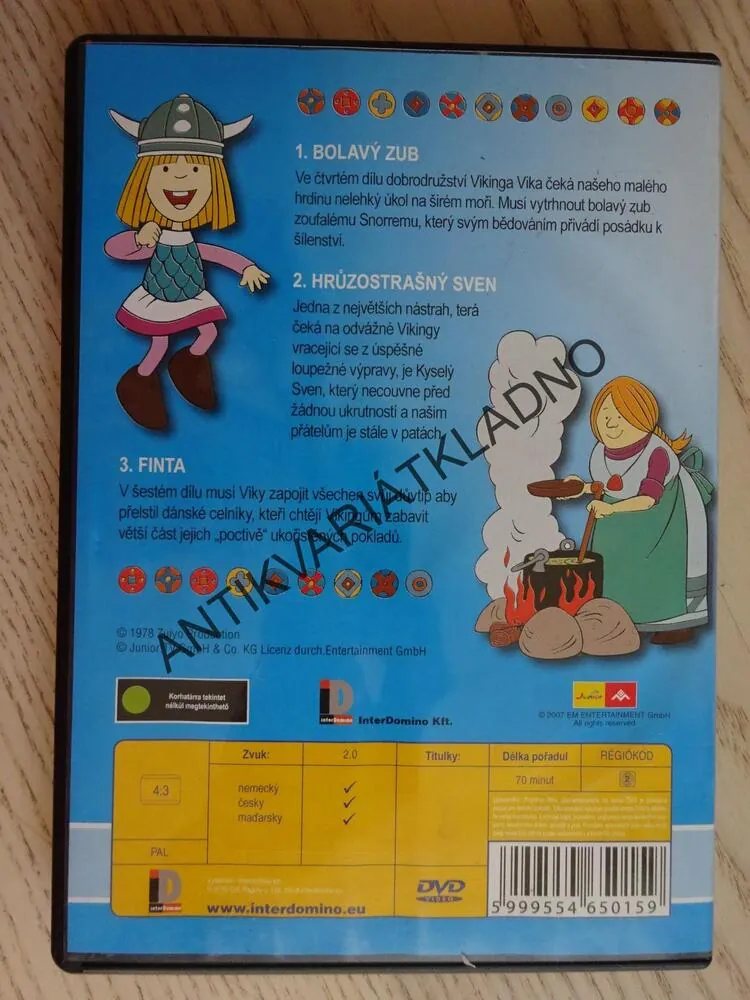 DOBRODRUŽSTVÍ VICKY VIKINGA 2., DVD FILM