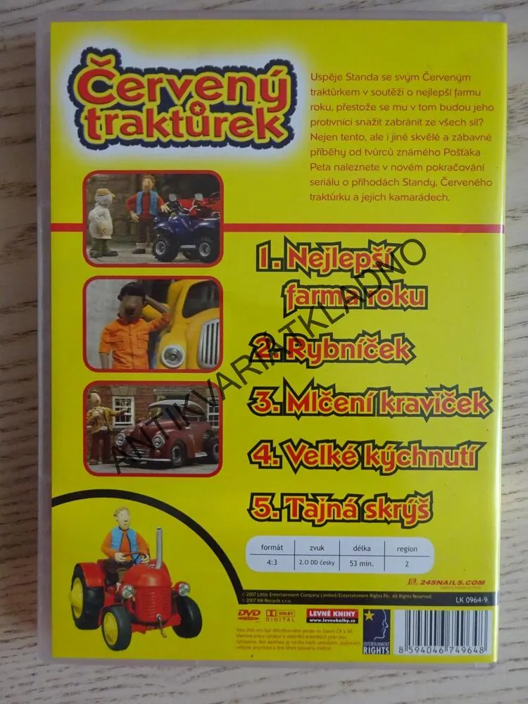 ČERVENÝ TRAKTŮREK, NEJLEPŠÍ FARMA ROKU, DVD FILM