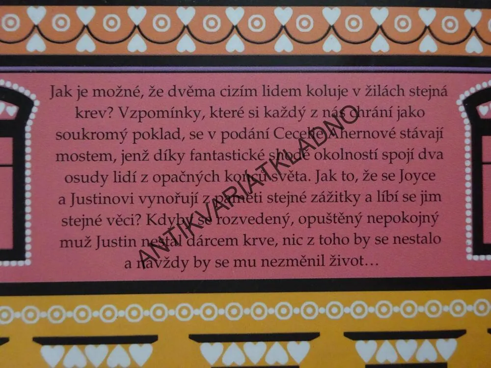 DÍKY ZA VZPOMÍNKY, CECELIA AHERNOVÁ, **an